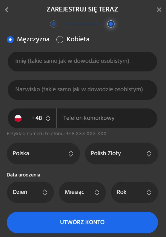 Slotimo rejestracja krok 4
