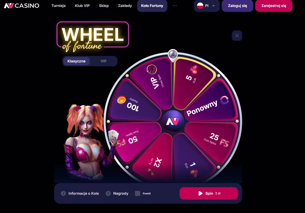 NV Casino Koło Fortuny